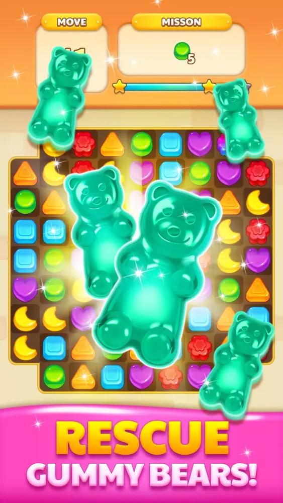Tangkapan skrin Jelly Drops