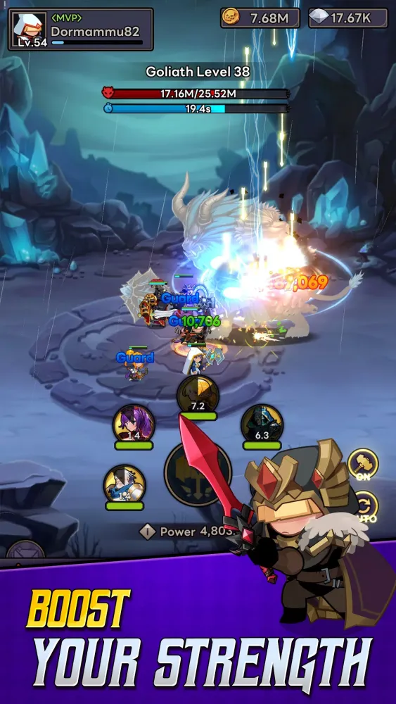 Ảnh chụp màn hình của Self-Service Knight