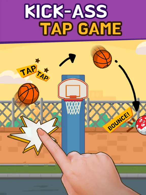 ภาพหน้าจอของ Flying Hoops! iPad 