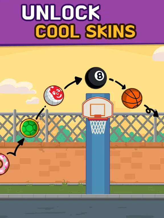 ภาพหน้าจอของ Flying Hoops! iPad 