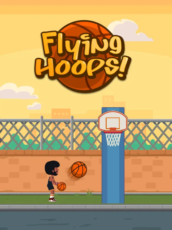 ภาพหน้าจอของ Flying Hoops! iPad 