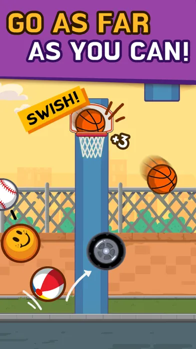 ภาพหน้าจอของ Flying Hoops!