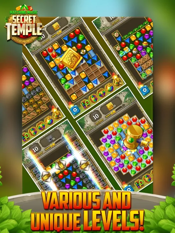 Скриншоты Matching Magic: Secret Temple iPad 