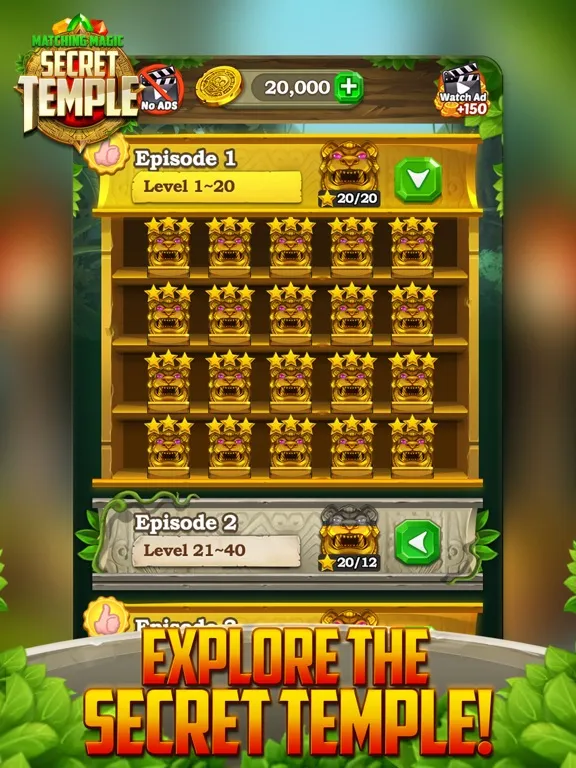 Скриншоты Matching Magic: Secret Temple iPad 