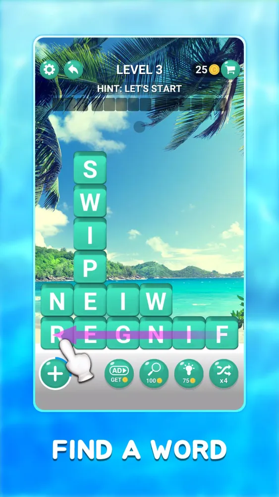 Zrzuty ekranu Word Blocks : Relax with Words