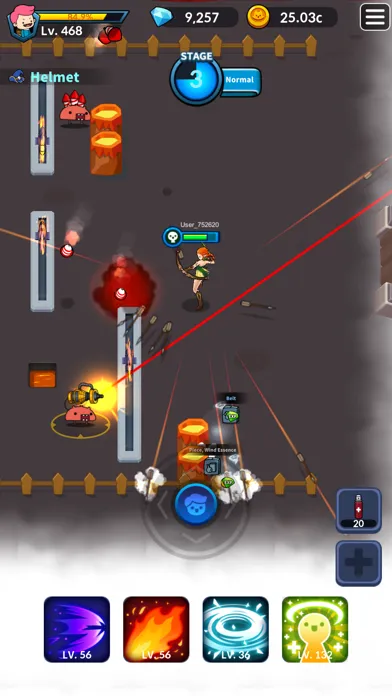 Capturas de tela do Archer's Adventure