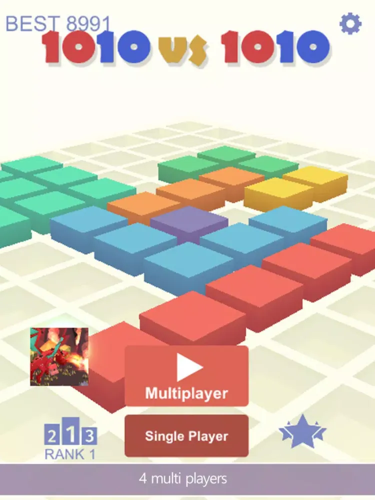 Captures d'écran de 1010 vs 1010 - Online, Puzzle iPad 