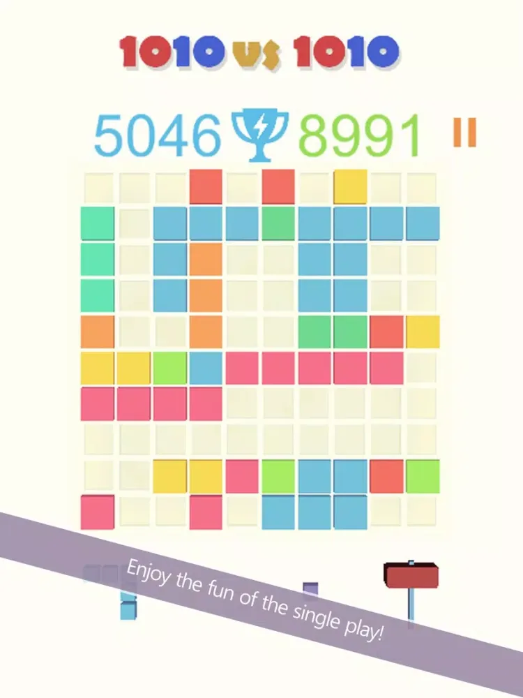 Captures d'écran de 1010 vs 1010 - Online, Puzzle iPad 