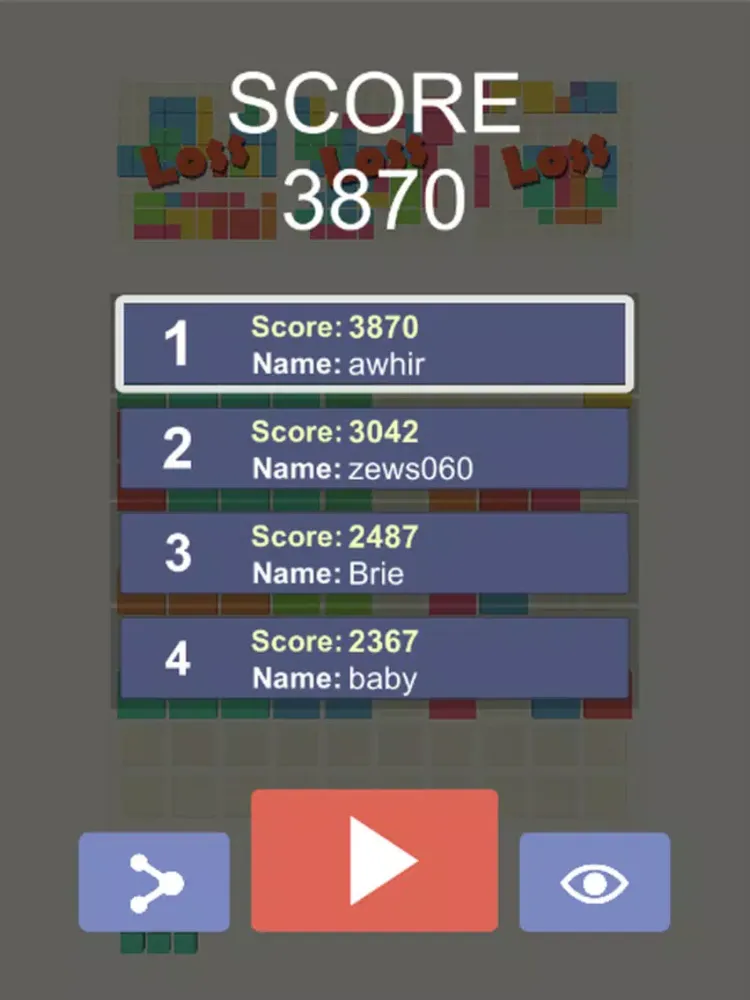 Captures d'écran de 1010 vs 1010 - Online, Puzzle iPad 