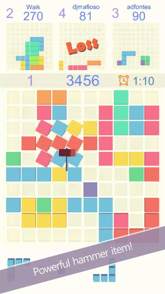 Captures d'écran de 1010 vs 1010 - Online, Puzzle