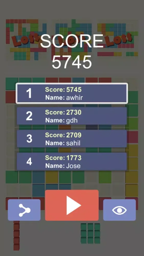 Captures d'écran de 1010 vs 1010 - Online, Puzzle