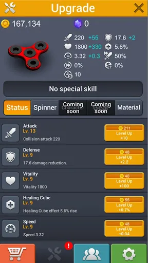 Fidget Spinner Battle.io Screenshots