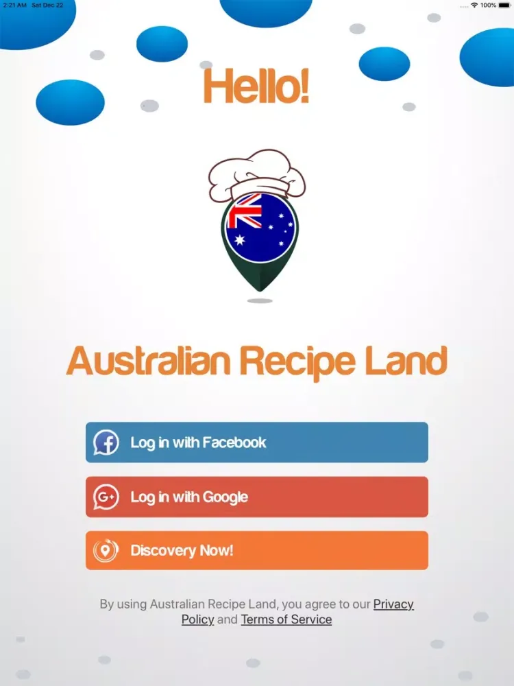 ภาพหน้าจอของ Australian Recipe Land iPad 
