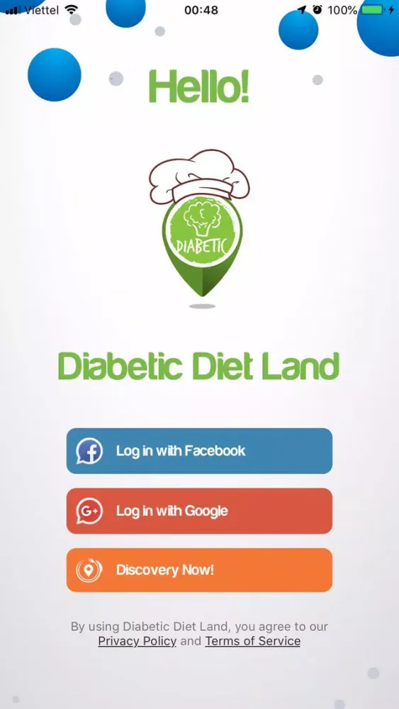 Tangkapan layar Diabetic Diet Land