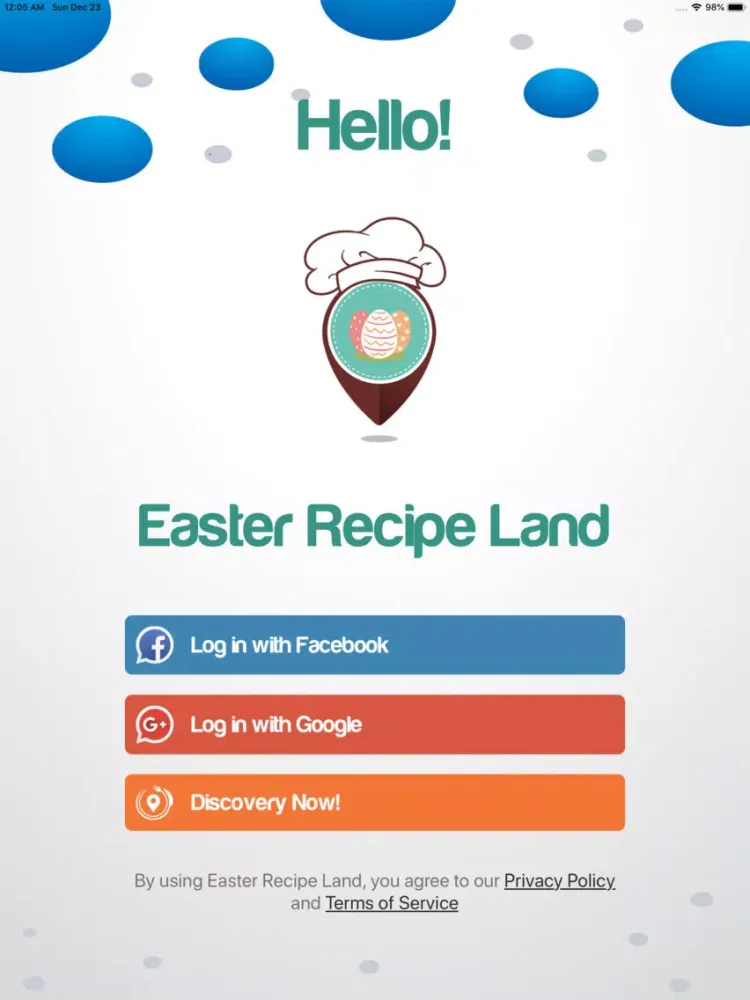 Easter Recipe Land iPad  Screenshots