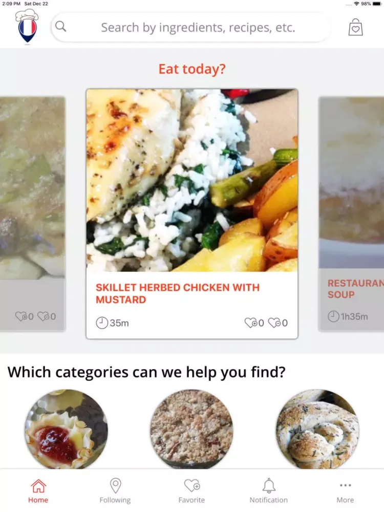صور French Recipe Land iPad 