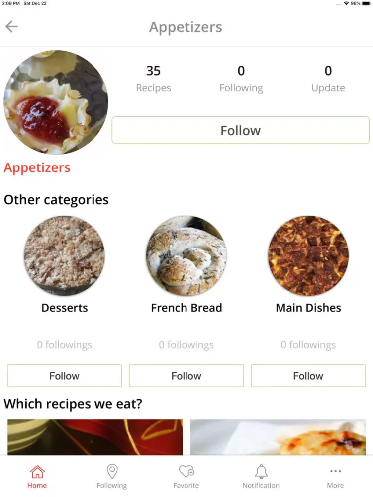 صور French Recipe Land iPad 
