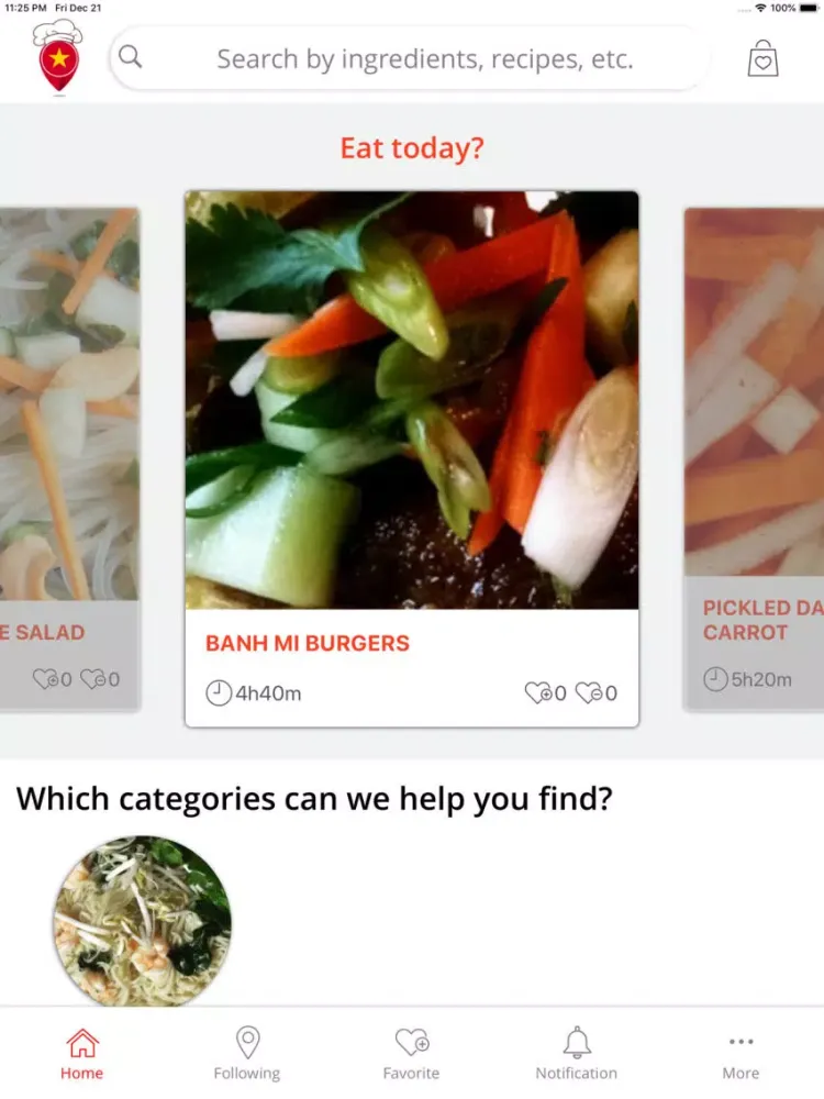 Vietnamese Recipe Land iPad 应用截图