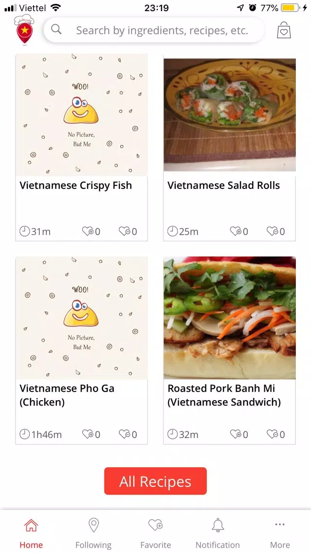 Screenshot di Vietnamese Recipe Land