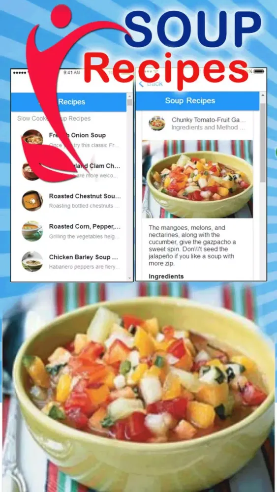 Capturas de pantalla de Healthy Slow Cooker Soup Recipes