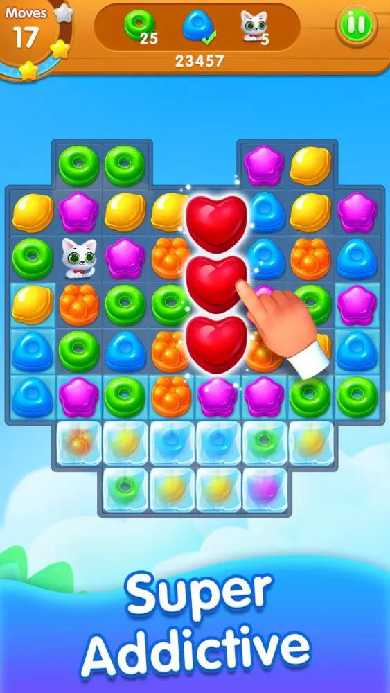 Capturas de tela do Candy Story