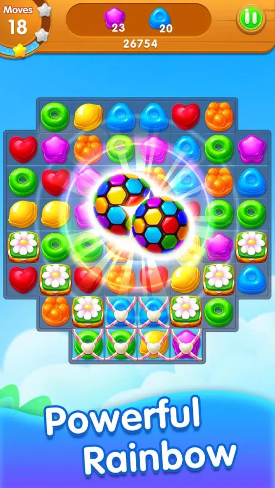 Capturas de tela do Candy Story