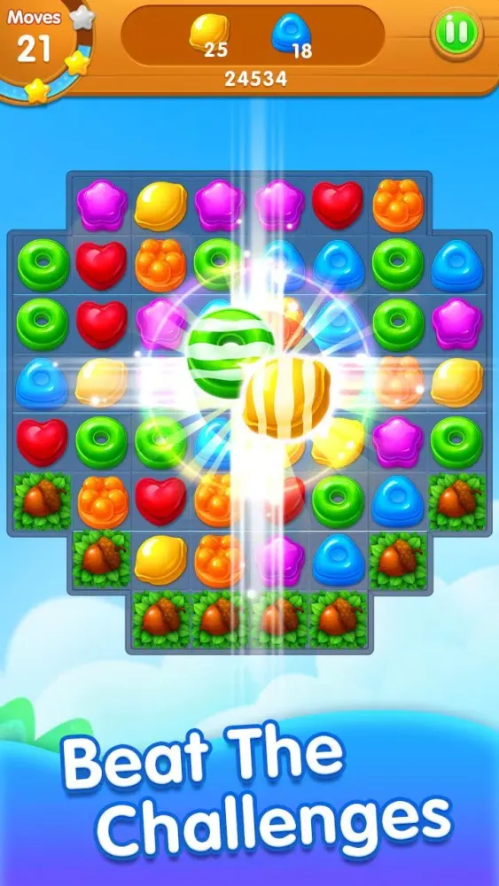 Capturas de tela do Candy Story