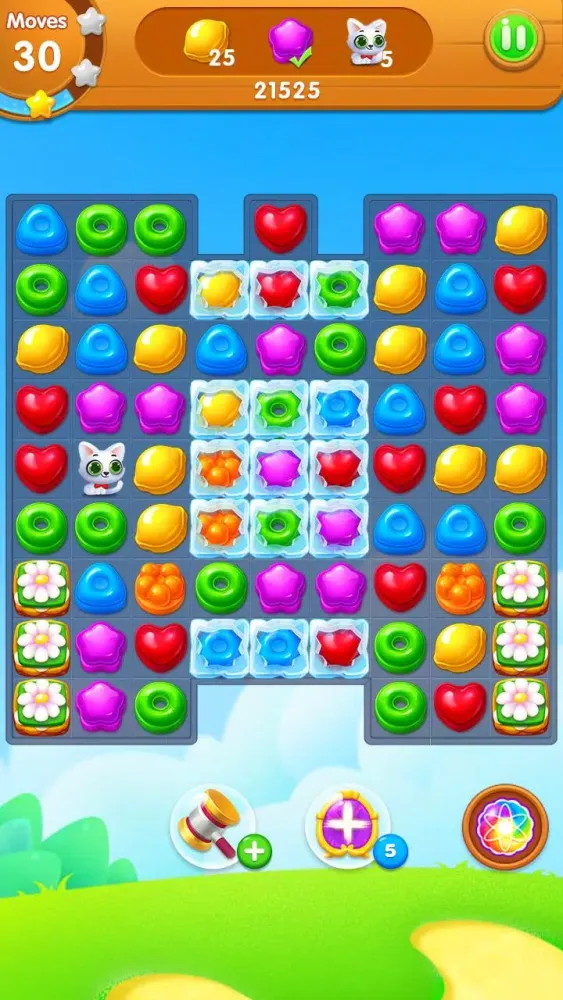 Capturas de tela do Candy Story