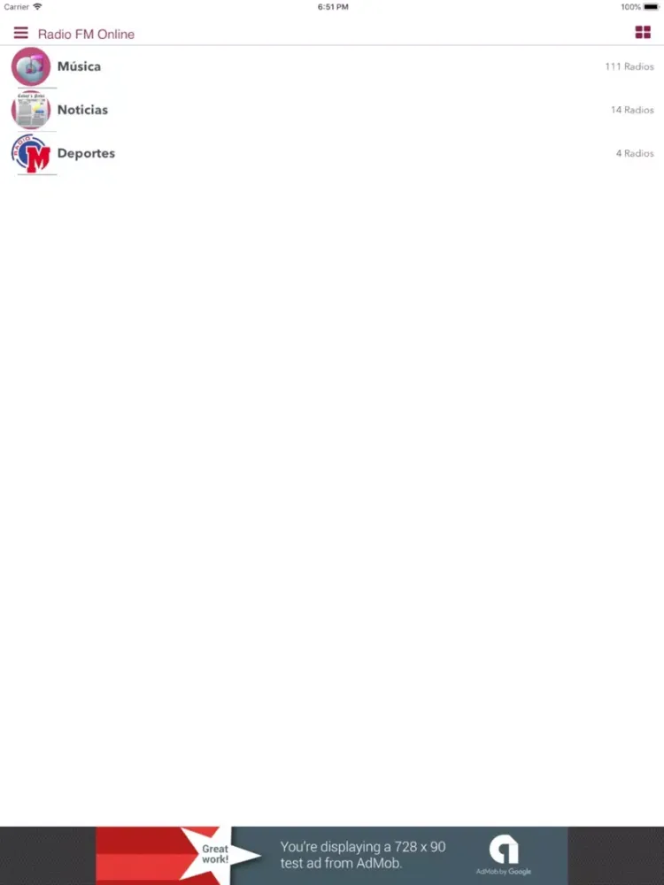 تصاویر Radio FM Online iPad 