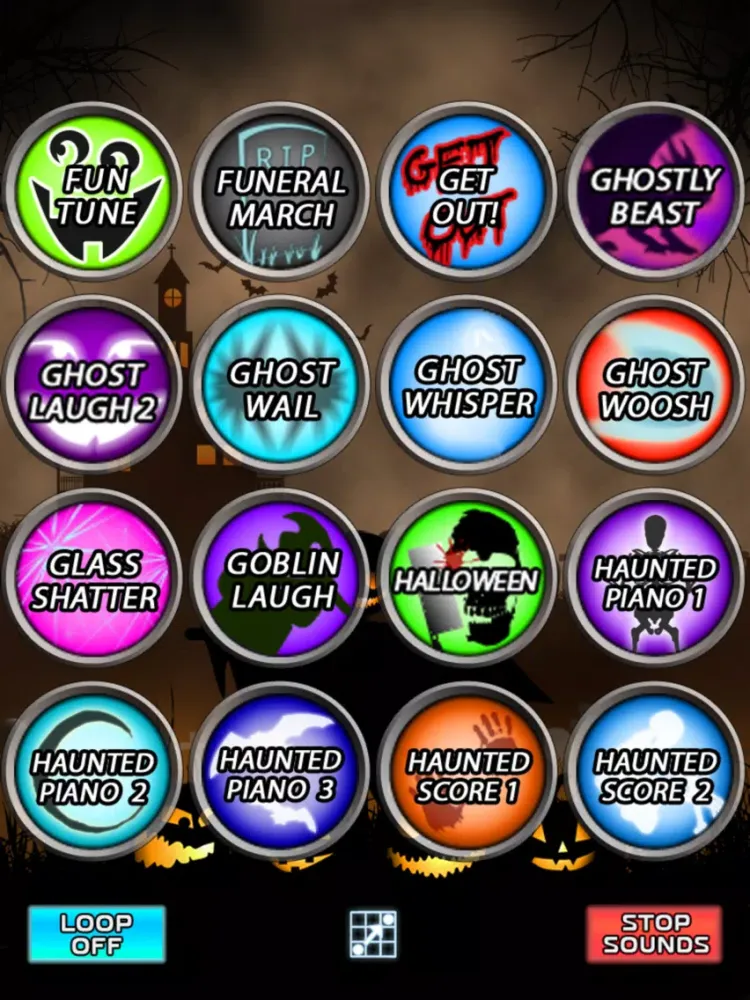 Ảnh chụp màn hình của Halloween Spooky Sound Box Pro iPad 