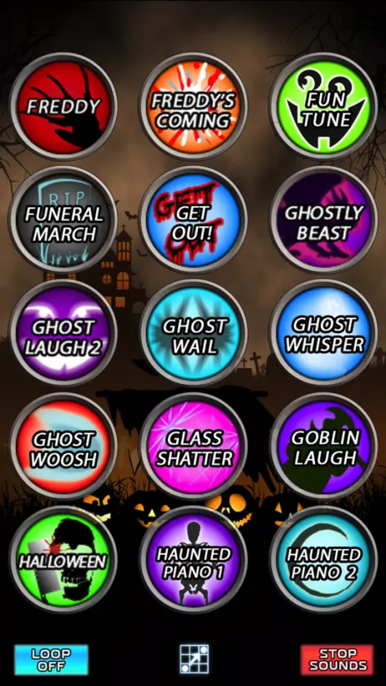 Ảnh chụp màn hình của Halloween Spooky Sound Box Pro