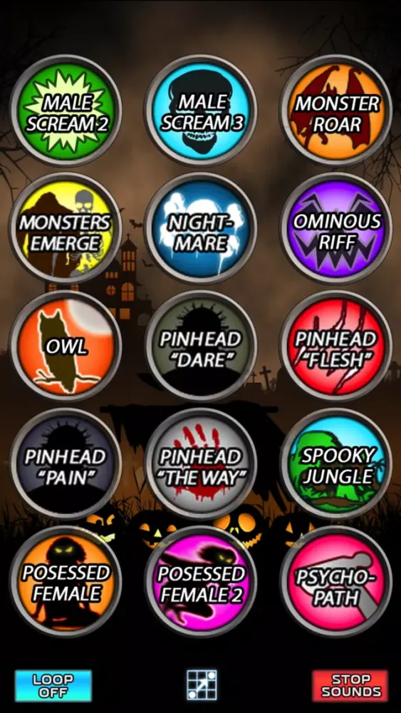 Ảnh chụp màn hình của Halloween Spooky Sound Box Pro