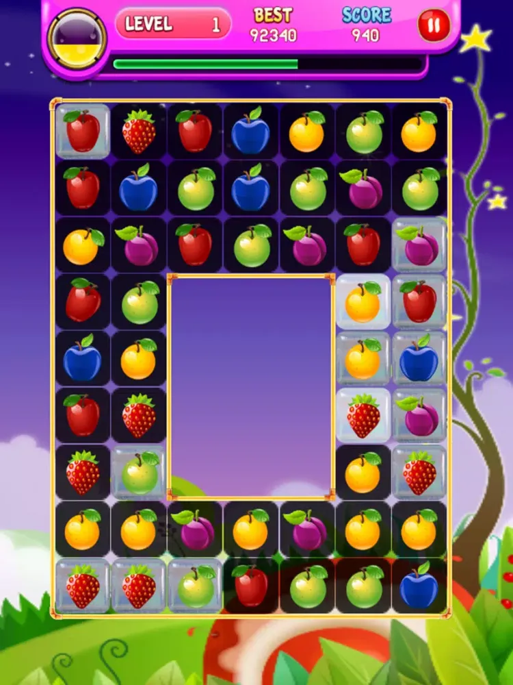 Candy Fruit Fever iPad  Screenshots