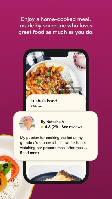 تصاویر Cookin: Homemade Food Delivery