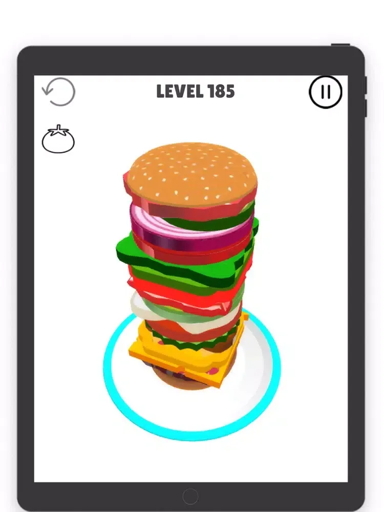 Tangkapan layar Burger! iPad 