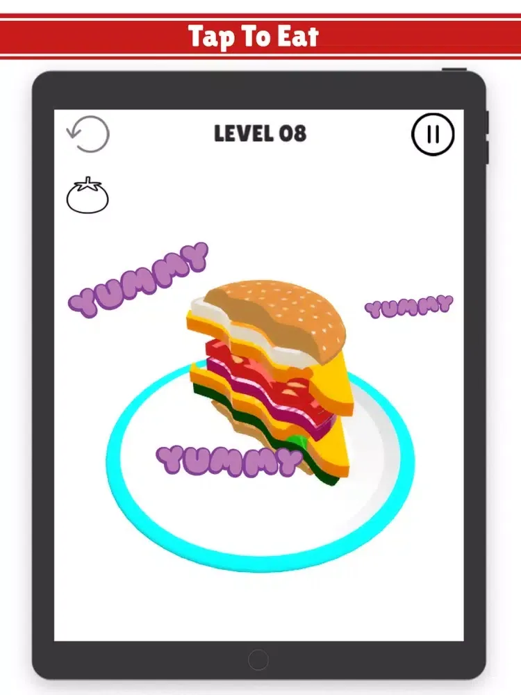 Tangkapan layar Burger! iPad 