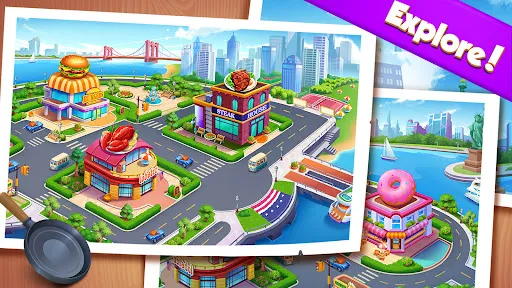 Zrzuty ekranu Cooking Town : Kitchen Games