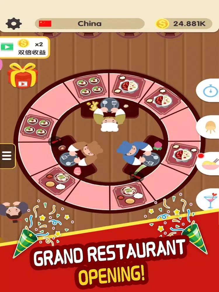 Grand Restaurant - Food Games iPad  スクリーンショット