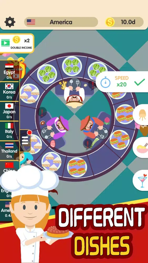 Grand Restaurant - Food Games スクリーンショット