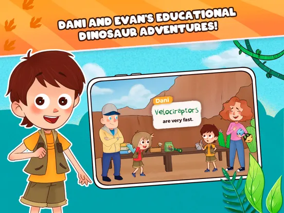 Dani and Evan: Dinosaur books iPad 应用截图