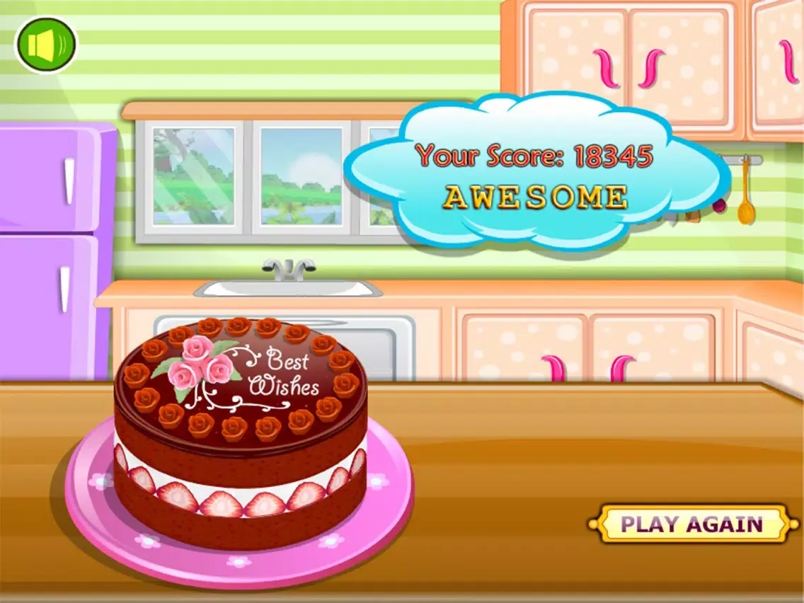 Cooking Cake Dash kitchen - girl games for kids iPad 应用截图