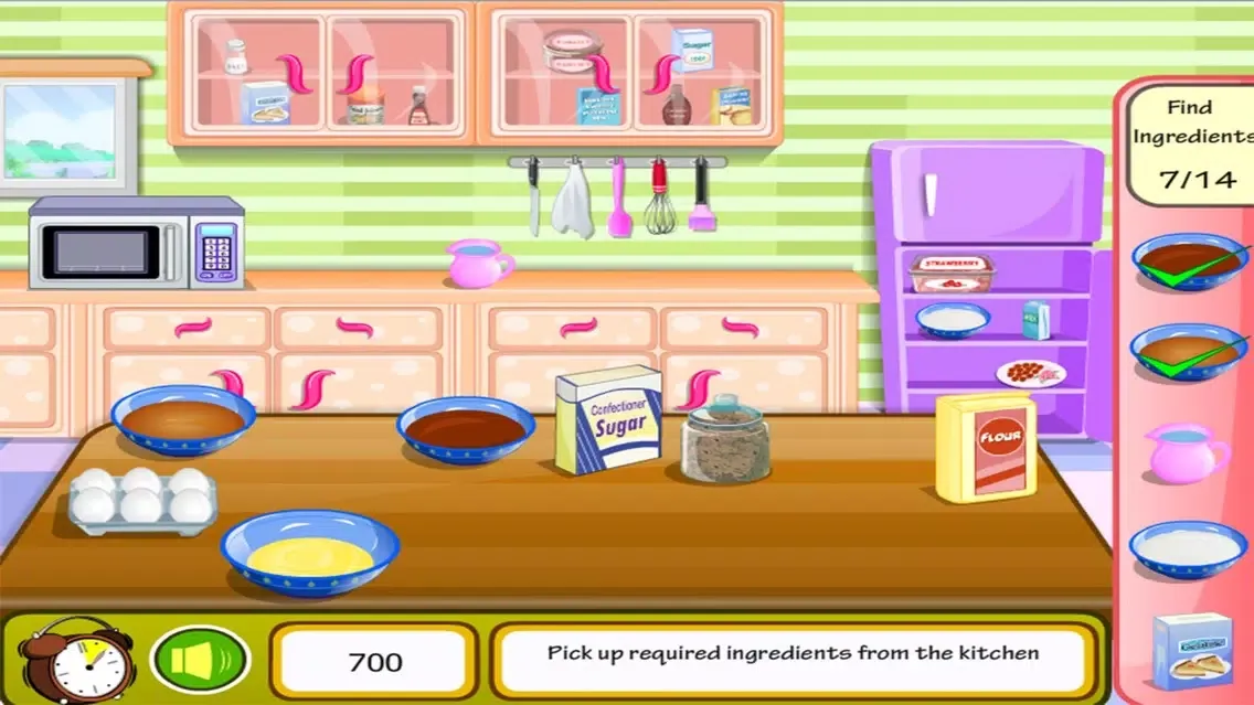 Cooking Cake Dash kitchen - girl games for kids应用截图
