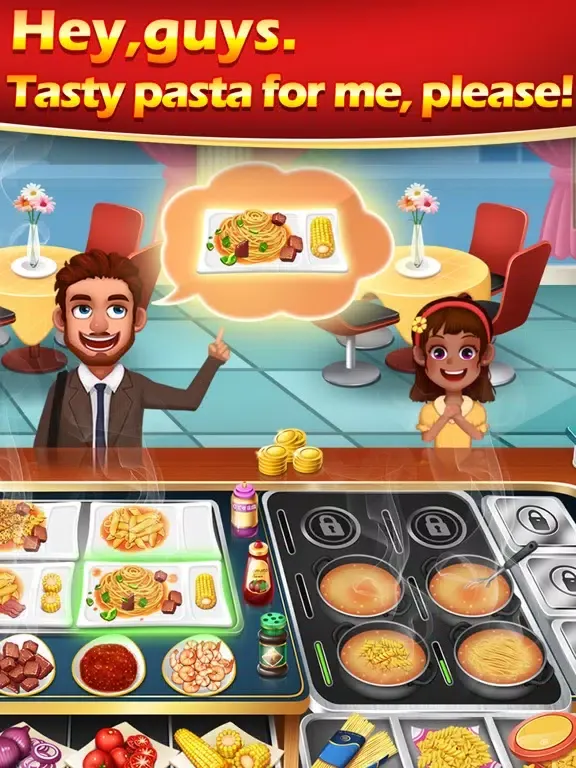 Crazy Cooking Chef: Fever Game iPad  स्क्रीनशॉट