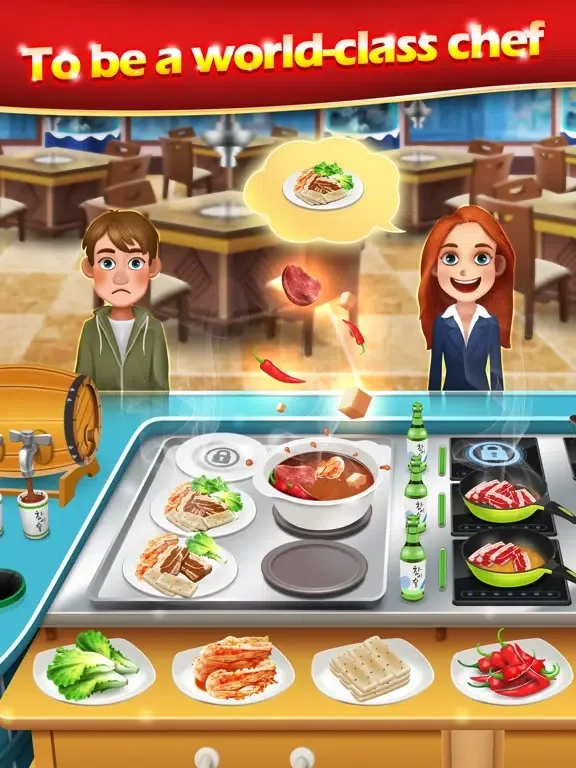 Crazy Cooking Chef: Fever Game iPad  स्क्रीनशॉट