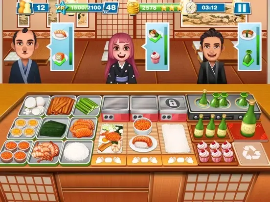 Crazy Cooking Chef: Fever Game iPad  स्क्रीनशॉट