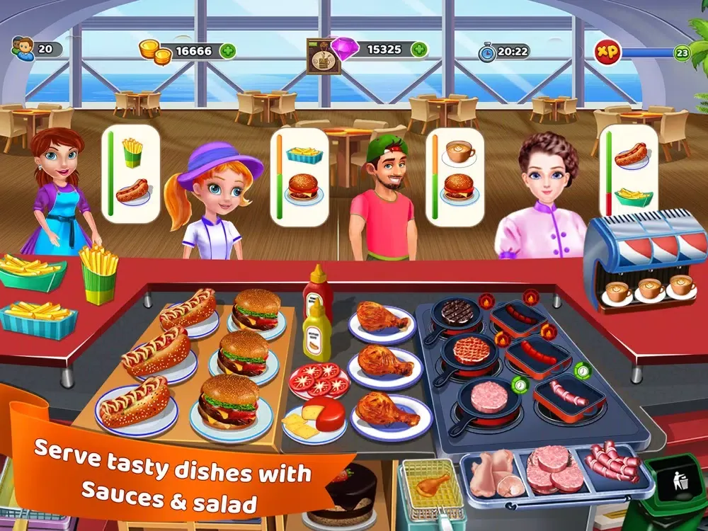Cooking Warrior iPad  Screenshots