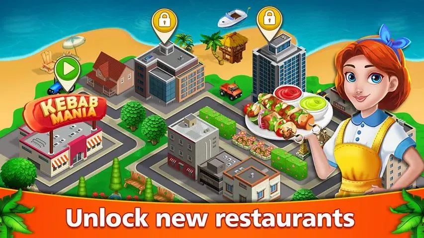 Tangkapan skrin Cooking Town