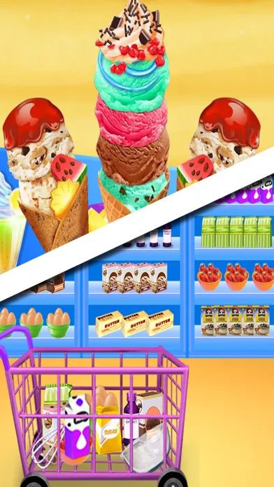 Capturas de tela do Ice Cream Maker - Cooking Games Fever