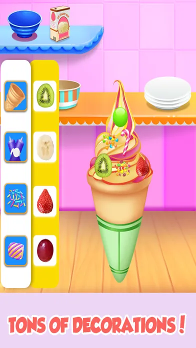 Capturas de tela do Ice Cream Maker - Cooking Games Fever