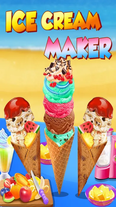 Capturas de tela do Ice Cream Maker - Cooking Games Fever